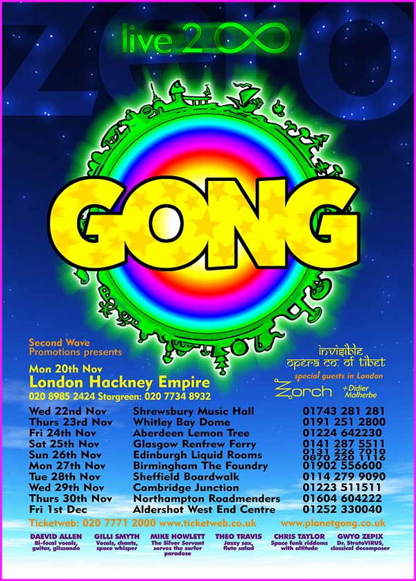 Gong UK Tour 2000